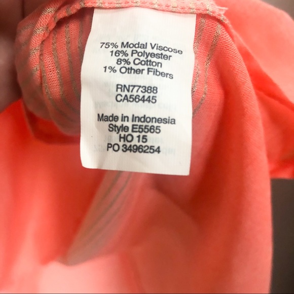 J. Crew Cream Pink Colorblock Blouse Small T-shirt - Picture 3 of 3